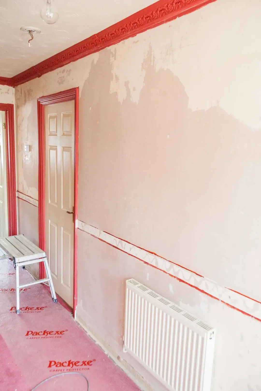 Hallway & staircase — Before