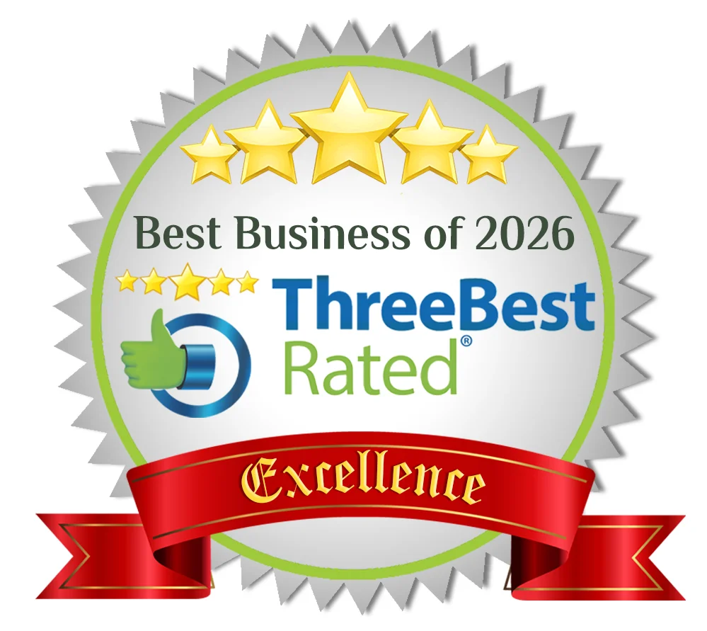 Three Best Rated Best Business of 2026 badge