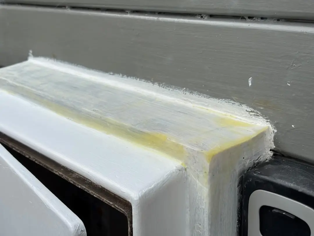 Timber surround restoration — Primed